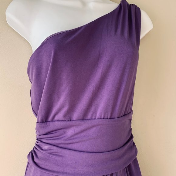 MAX & CLEO one-shoulder cocktail dress size 6 - Picture 4 of 12